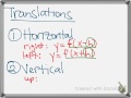 Transformations and Parent Functions