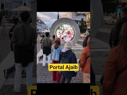 Portal Ajaib Penghubung 2 Negara #shorts
