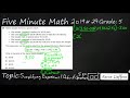 Order of Operations and Inverse Operations