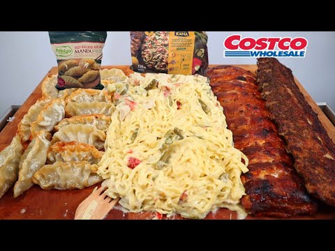ASMR COSTCO MUKBANG/REVIEW