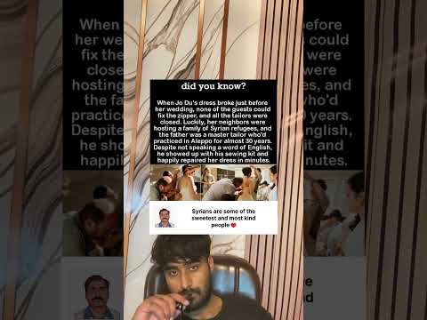 Syrians are some of the sweetest and most kind people