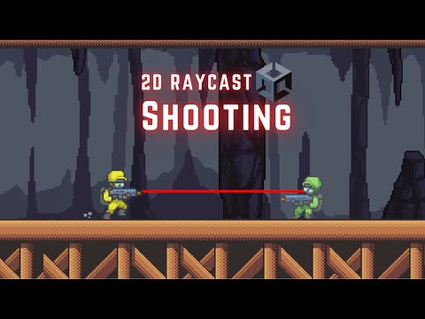 Unity 2D Shooting with Raycast in a 2D Game & Easy C# Tutorial!