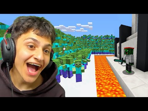 5 خدع تحمي بيتك من هجوم الزومبي الكبير في ماين كرافت😱