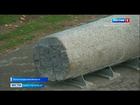 Под Выборгом достали из воды уникальные гранитные колонны