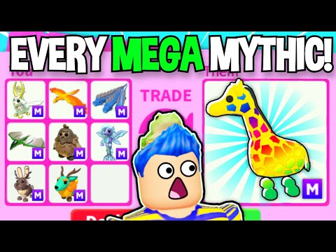 Trading EVERY *MEGA MYTHIC EGG PET* In Adopt Me Roblox AT ONCE!! Roblox Adopt Me *TRADING PROOFS*