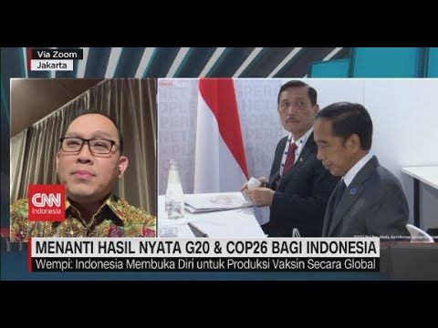 Menanti Hasil Nyata G20 & COP26 Bagi Indonesia
