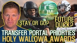 Oregon's Transfer Portal Priorities | Secondary Depth FRAGILE | Orange Bowl Holy Wallowa Awards