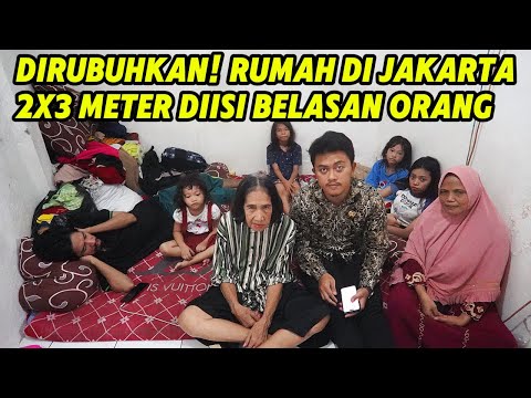 RUMAH DIRUBUHKAN! NENEK HASNA YANG TIDURNYA SHIFT-SHIFTAN DENGAN RUMAH 2X3 METER DI KAMPUNG JAKARTA