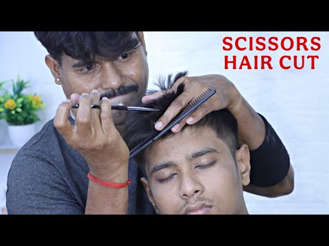 Scissors ASMR | Hair Cutting & Hair Trim | Transformation | Neck Cracking | Head Massage | ASMR