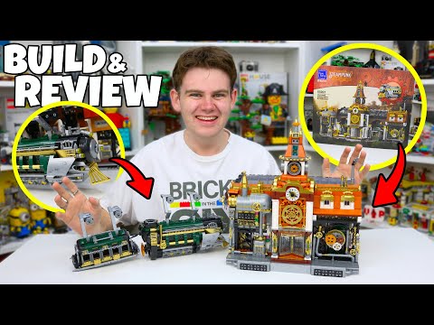 a NON-LEGO SET that's surprisingly... GOOD? - PANTASY 'Railway Station' Build & Review