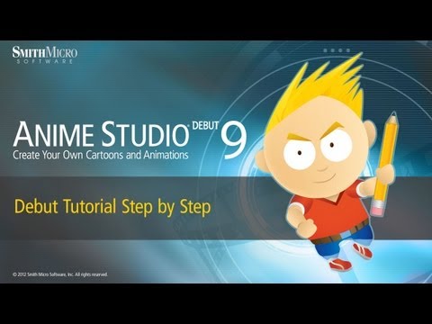 Anime Studio 9 (Moho) Debut Tutorial - Step by Step...