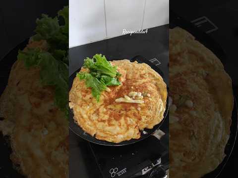 Tomato omelette burger #shortsvideo