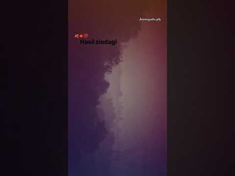Hasil zindagi hasrat ke sewa kuch bhi nahi#islamicquotes_p4y 💫#urdu poetry#islamicpoetry
