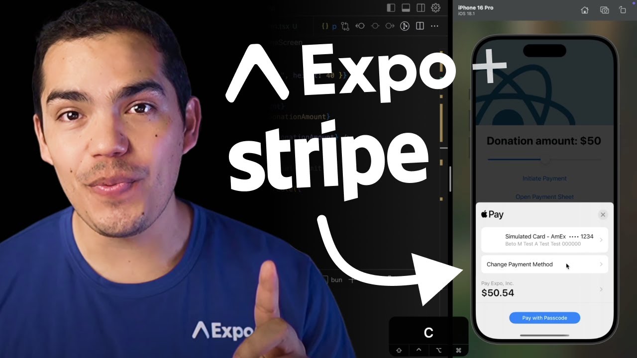 Watch: Universal Full-Stack Expo Stripe Payment Integration