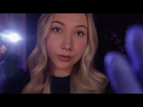 ASMR Gentle Cranial Nerve Exam For SLEEP | Low-Light, Minimal Talking, Personal Attention 💤