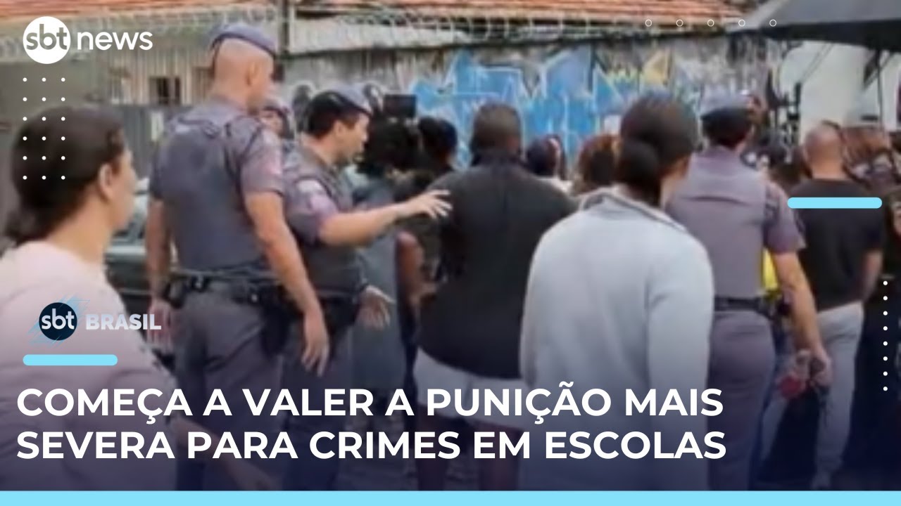 Crimes cometidos em escolas terão punições mais severas| SBTBrasil