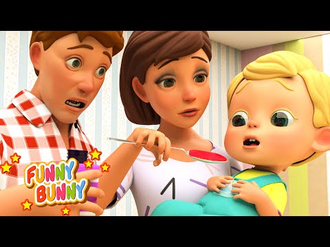 Sick Song | Kids Song & Nursery Rhymes | Funny Bunny Animation