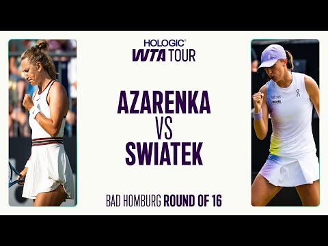 Victoria Azarenka vs. Iga Swiatek | 2025 Bad Homburg Round 2 | WTA Match Highlights
