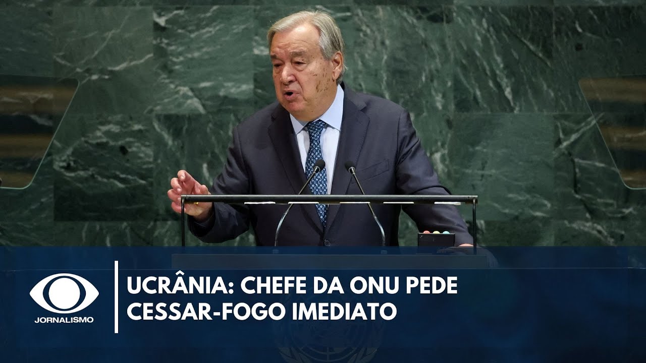 Ucrânia chefe da ONU pede cessar fogo imediato