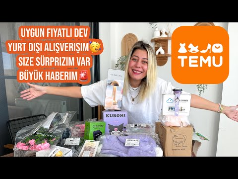 DEV TEMU ALIŞVERİŞİ🥳UYGUN FİYATLI YURT DIŞINDAN NELER ALDIM😍EVİMİZ MASALLAR DİYARI GİBİ OLDU