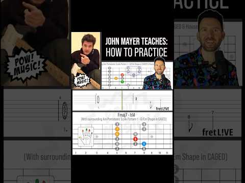 John Mayer Teaches: How to PRACTICE #guitarlesson #johnmayer #shorts