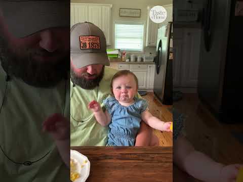 Baby Makes Disgusted Face While Trying Eggs For the First Time