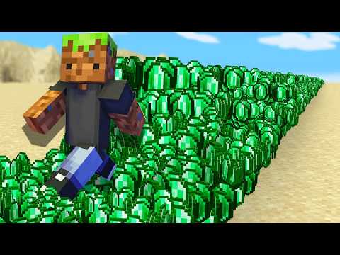 Minecraft ama 9.999.999 ZÜMRÜTÜM VAR!