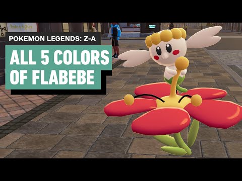 Pokemon Legends: Z-A - Where to Find All 5 Colors of Flabebe (Side Mission 12 Location Guide)