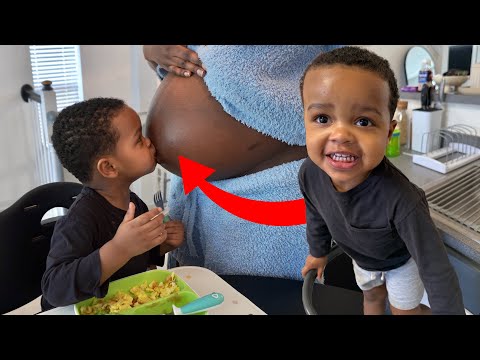 Telling Enzo I’m pregnant!