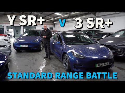 Tesla Model Y v 3 sr - side by side efficiency and range difference. Which one to choose?