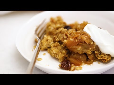 Vegan Apple Oat Crisp Video- Healthy Appetite with Shira Bocar