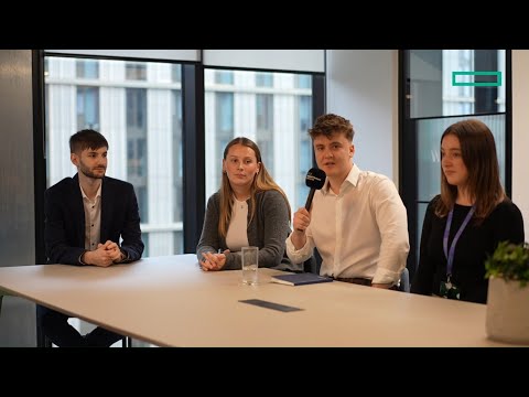 On tour with the HPE interns - Manchester