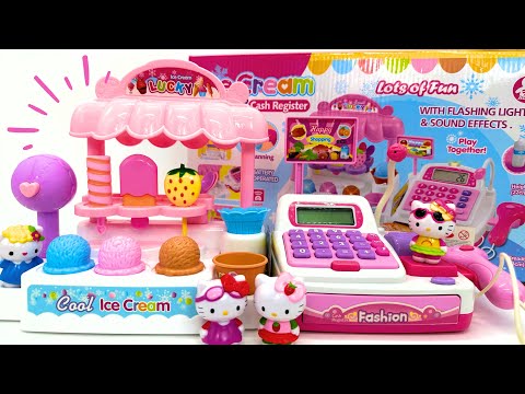 20 Minutes Satisfying with Unboxing Cute Pink Ice Cream Store Cash Register ASMR | Review Toys