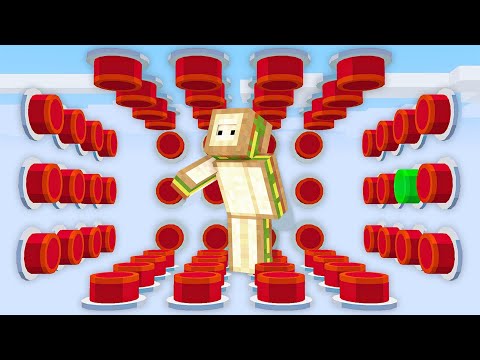 MINECRAFT ama 100 GİZEMLİ BUTON VAR!