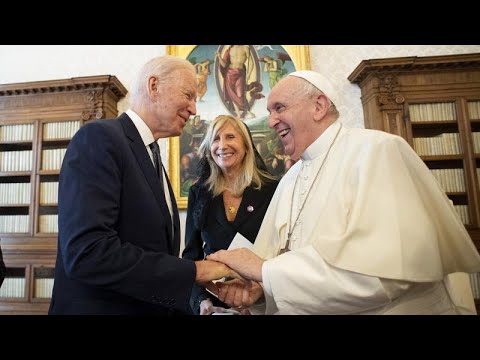 Ferenc pápával találkozott a Vatikánban Joe Biden