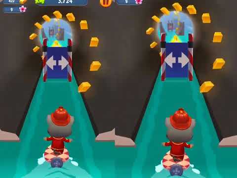 TALKING TOM GOLD RUNNING GAMEPLAY 😀#talkingtom