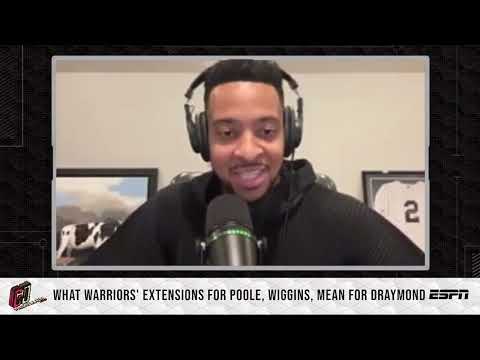 What Warriors' extensions for Poole and Wiggins mean for Draymond  | The CJ McCollum Show video clip