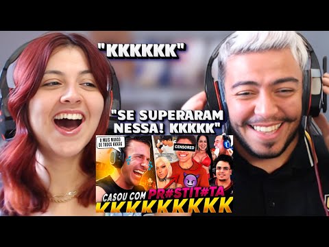 SUPER XANDÃO REAGINDO aos MEMES e MENSAGENS mais CABALÍSTICAS do CHAT #4 | REACT em CASAL