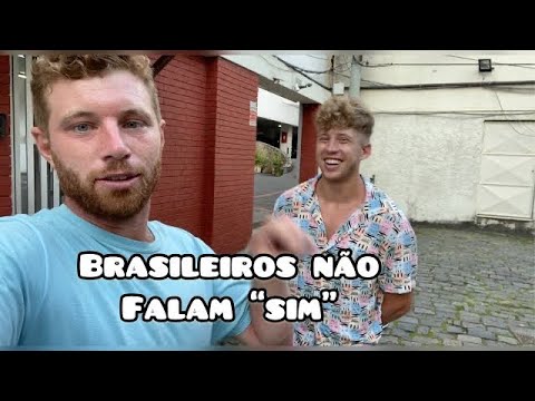 BRASILEIROS NÃO FALAM “SIM” #shorts