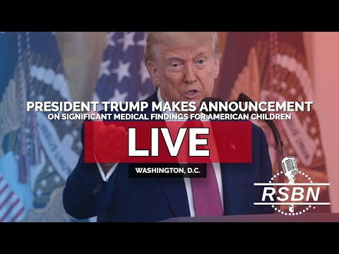 REPLAY: Pres. Trump Makes Announcement on Significant Medical Findings for American Children-9/22/25