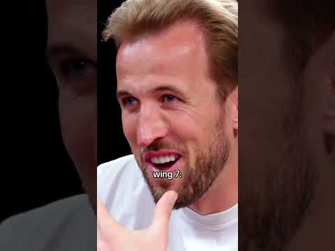 Harry Kane's reaction to every wing on Hot Ones 💀