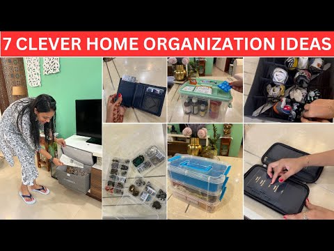 7 CLEVER Home & Kitchen Home Organization Ideas | IDEAS to Organize Your HOMe