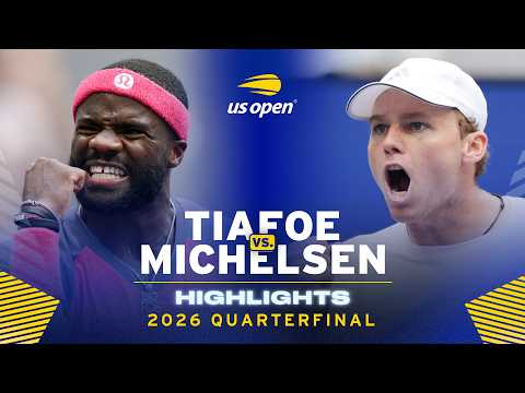 Frances Tiafoe vs. Alex Michelsen Highlights | 2026 US Open Quarterfinal