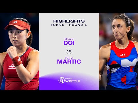 Misaki Doi vs. Petra Martic | 2023 Tokyo Round 1 | WTA Match Highlights