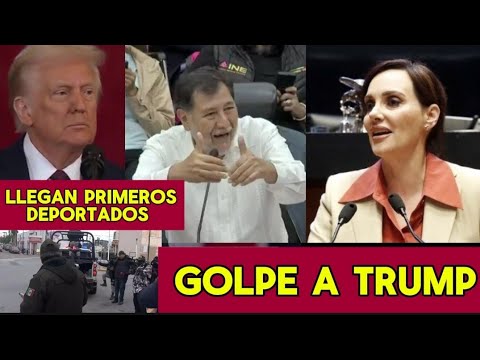 NOROÑA PARA EN SECO A TRUMP! ! TUNDEN A LILLY TELLEZ POR TR1D0RA!! LLEGAN PRIMEROS DEPORTADOS A MX