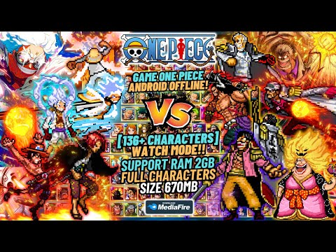 RELEASE!! ONE PIECE Treasure Battle V3 Mugen Android OFFLINE 2025 - WATCH MODE🔥 (136 Characters)