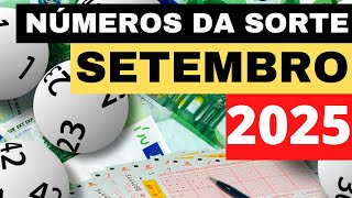 🍀 NÚMEROS DA SORTE: SETEMBRO 2025 | TODOS OS SIGNOS