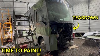 Restoring Front Wrecked Winnebago RV Can We Make It Better?