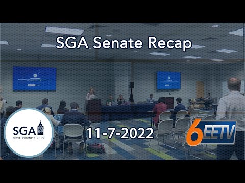Senate Recap of 11/7/2022