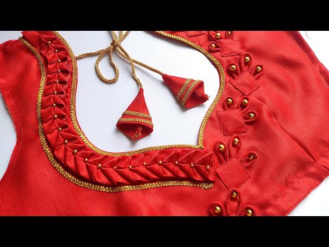 New Model Blouse designs| Cutting & Stitching Beautiful blouse design| Stylish Unique blouse design